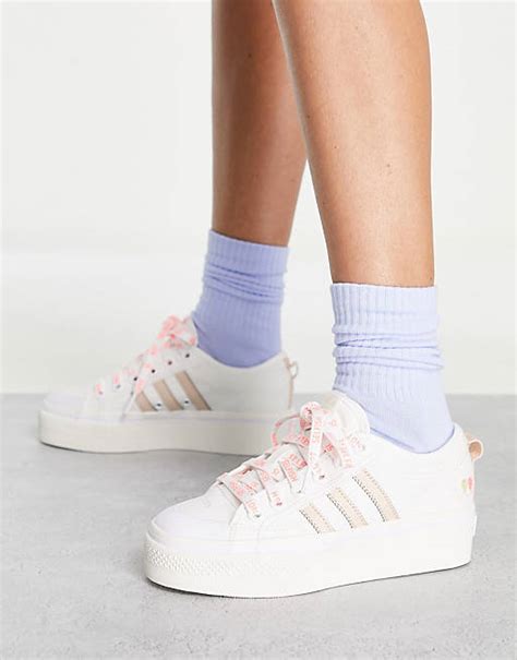 cheap adidas nizza trainers|Adidas originals nizza platform trainers.